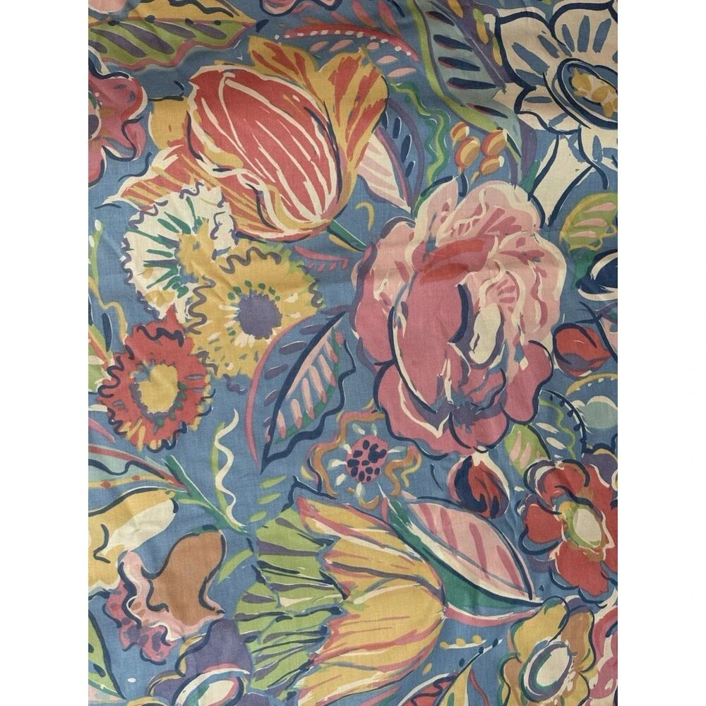 Vintage Cynthia Coulter Floral Valance Panel